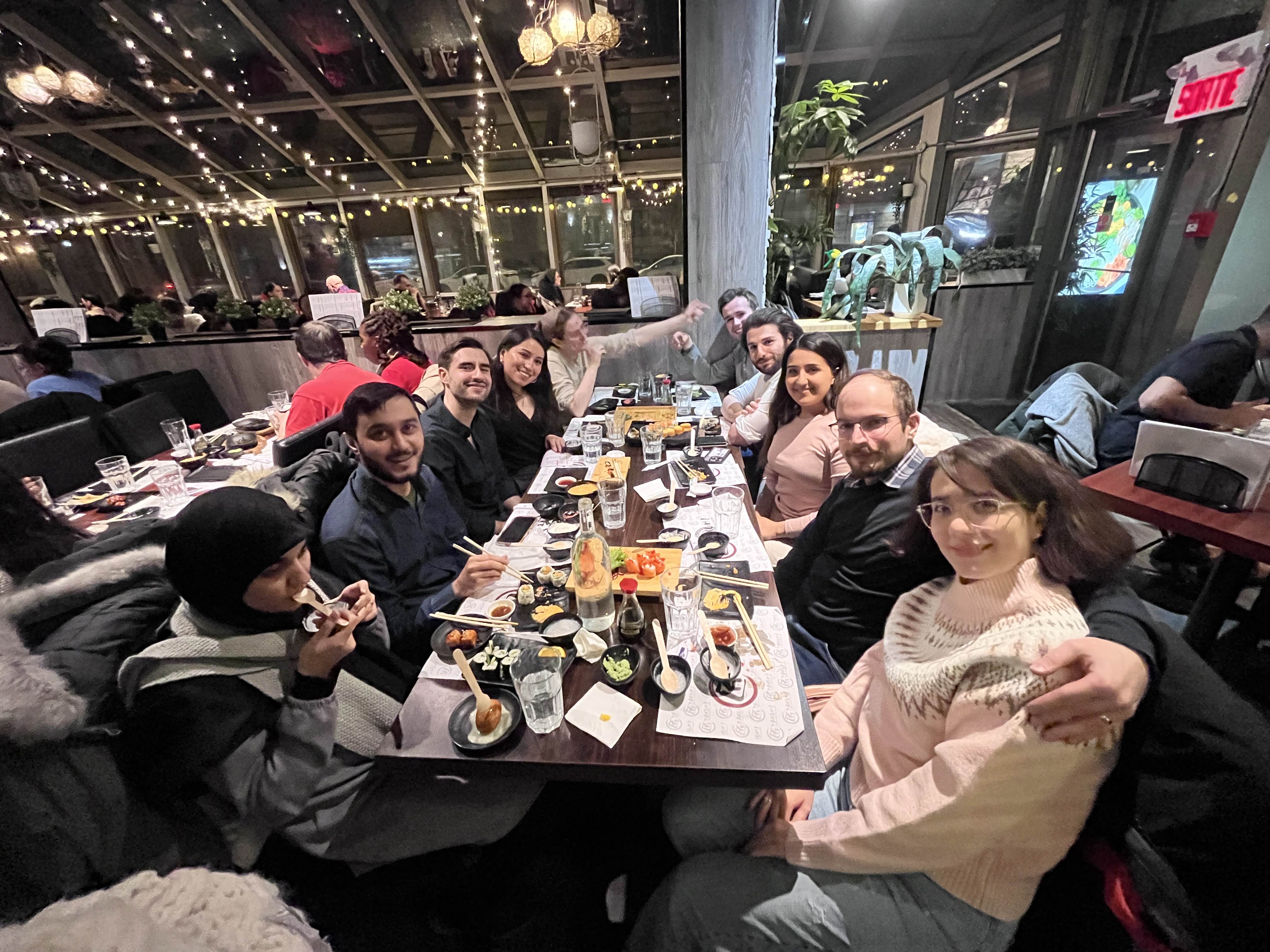 Annual Holiday dinner 1